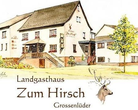 Hotel- Restaurant Zum Hirsch Grossenlueder Exterior photo